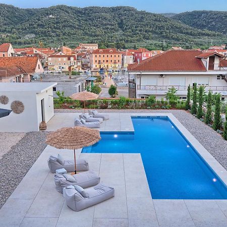 Hvar Luxury Villa And Pool With View In Heart Of Stari Grad 스타리 그라드 외부 사진